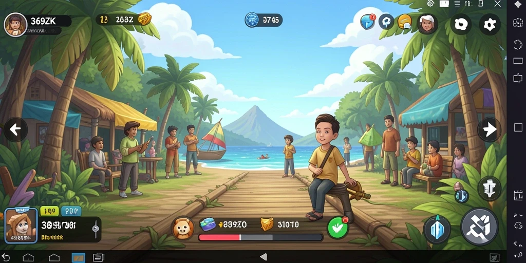 Gambaran gameplay seru dalam 369ZK dengan grafik yang menarik.