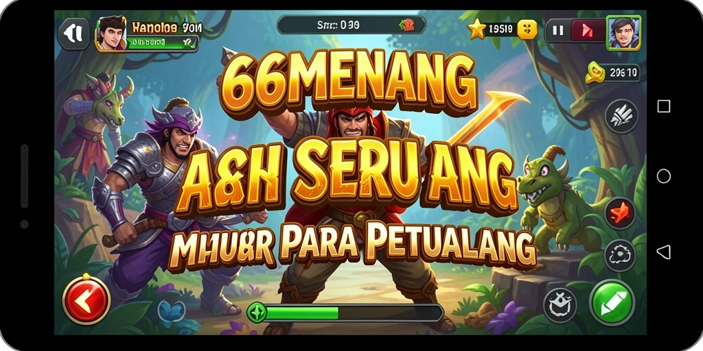 Tampilan gameplay seru dan mendebarkan di 66MENANG.