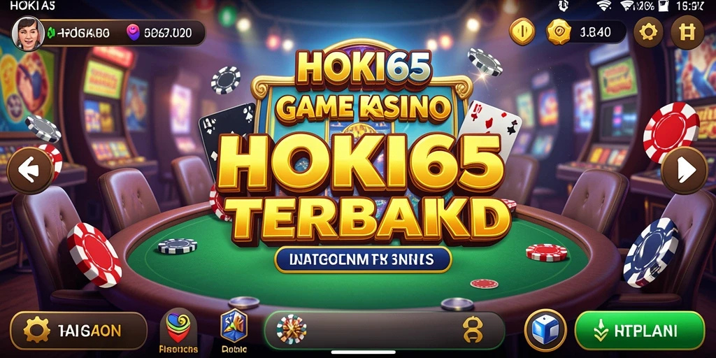 Screenshot HOKI65 menampilkan gameplay Kasino yang seru dan interaktif.