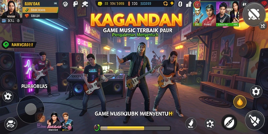 Tampilan gameplay KAGANDAN yang interaktif dan seru.