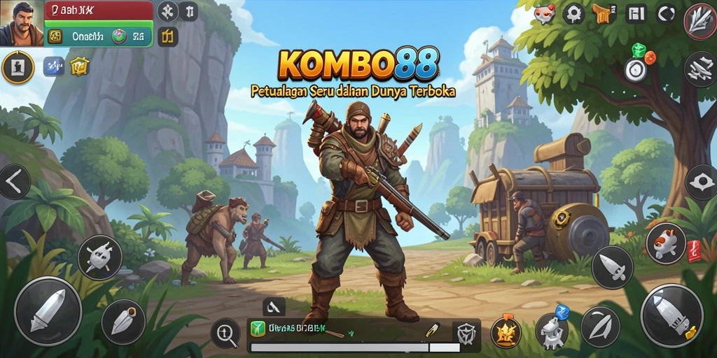 Tampilan gameplay KOMBO88 yang menakjubkan dalam dunia terbuka.
