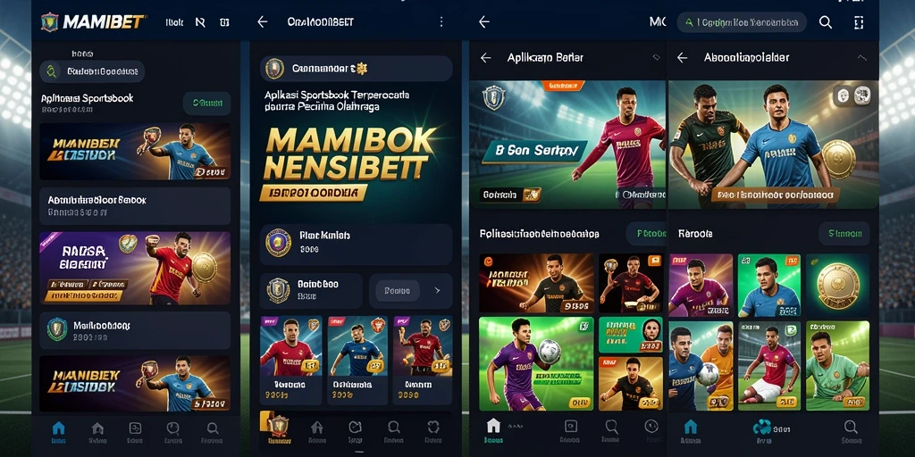 Screenshot MAMIBET menampilkan pengalaman taruhan olahraga yang seru.