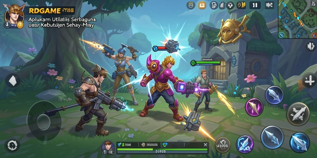 Tampilan antarmuka RPGAME yang intuitif dan mudah digunakan.