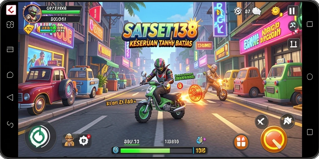 Tangkapan layar SATSET138 menunjukkan gameplay Arcade yang mengasyikkan.