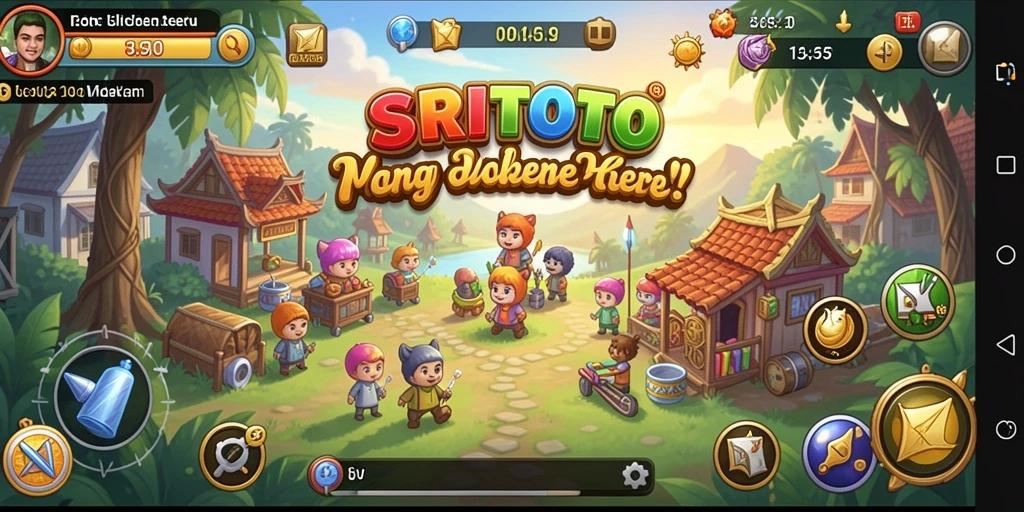 Tampilan gameplay menarik dari SRITOTO yang penuh dengan aktivitas Idle.