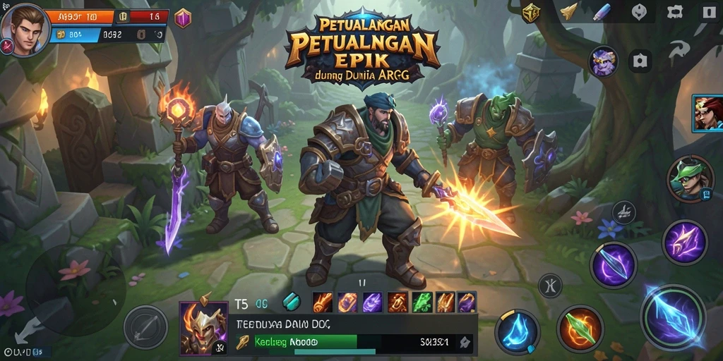 Gameplay T6 menampilkan aksi seru dalam dunia ARPG.