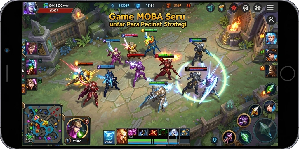 Tampilan gameplay seru di <strong>VISA89</strong> dengan karakter yang dinamis.